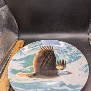 Vintage 1988 THE BALD EAGLE Knowles PLATE by DANIEL SMITH The Majestic Bird